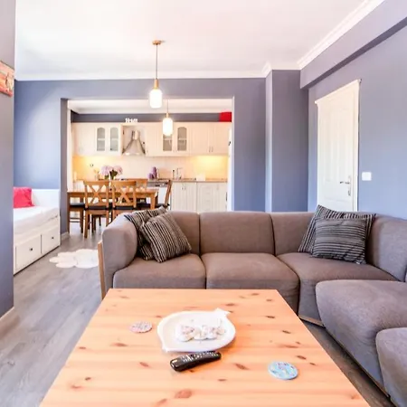 公寓 Flat W Shared Pool And Balcony In 费特希耶